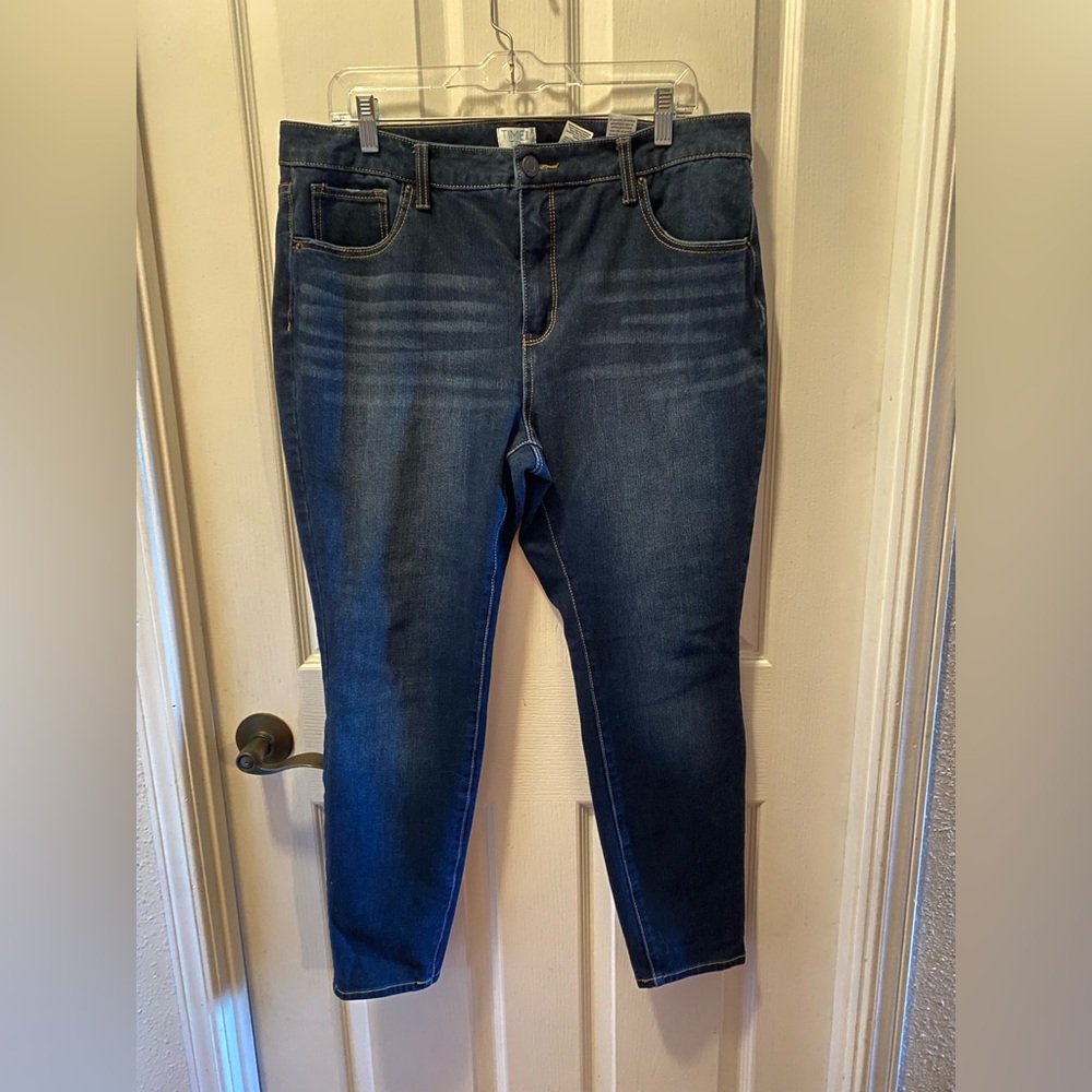 Time and Tru Dark Blue Skinny Jeans